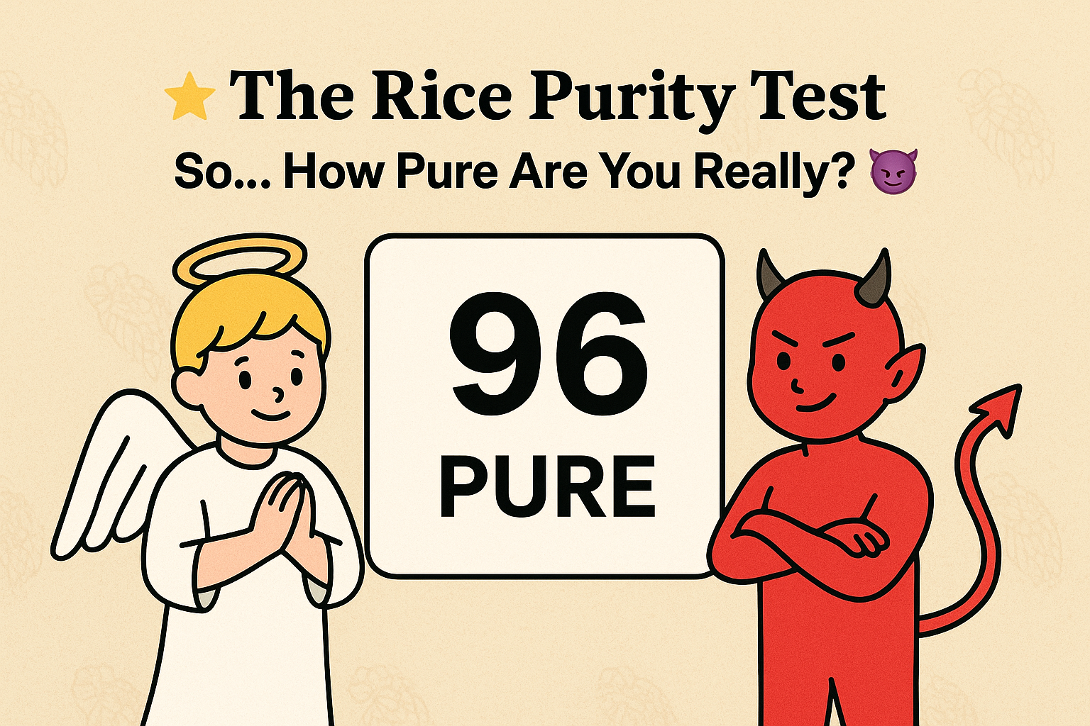 Rice Purity Style Tests – fun online social quiz for students and communities